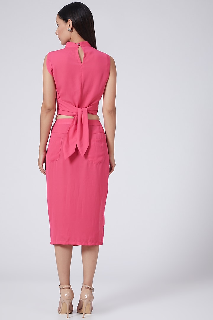 Pink Pencil Skirt