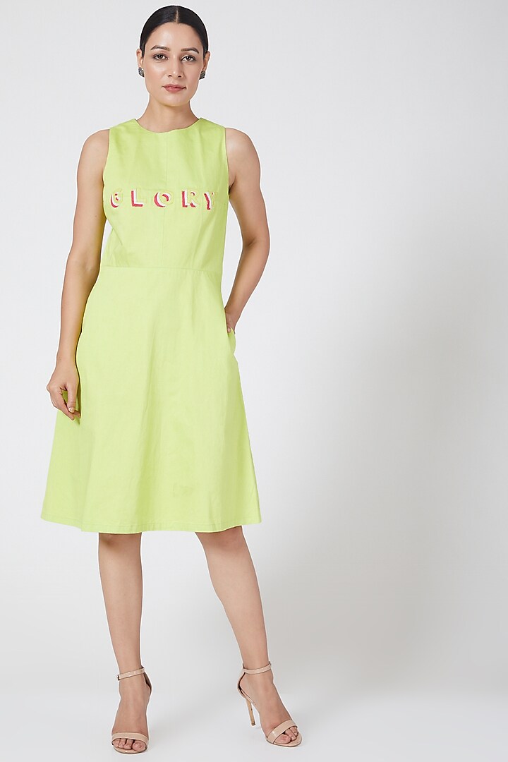 Acid Green Dress