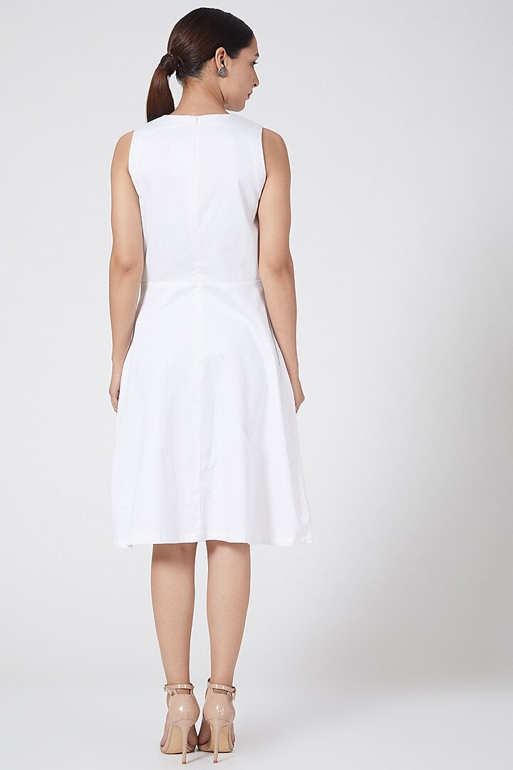White A-Line Dress