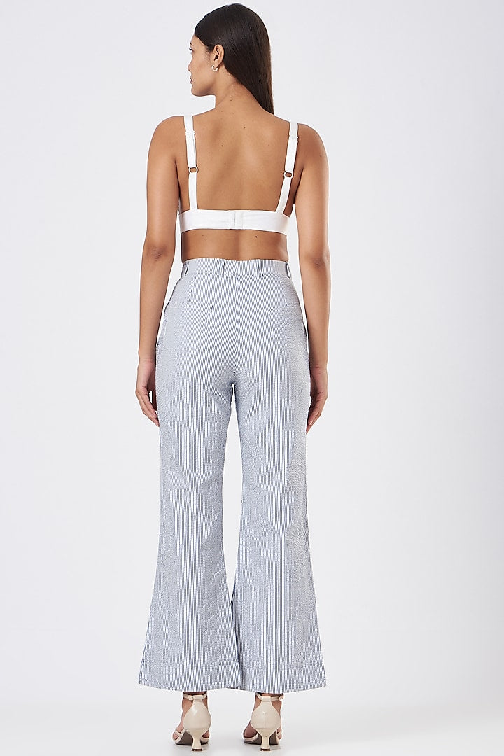 White Long Line Bralette