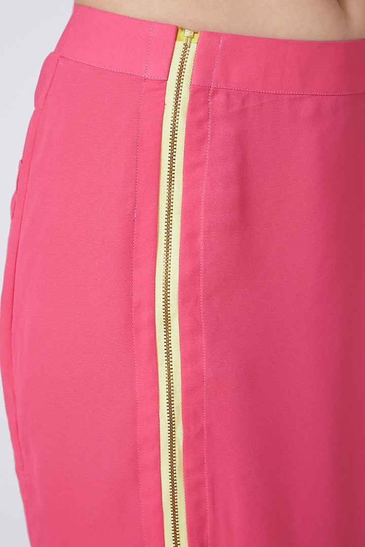 Pink Pencil Skirt