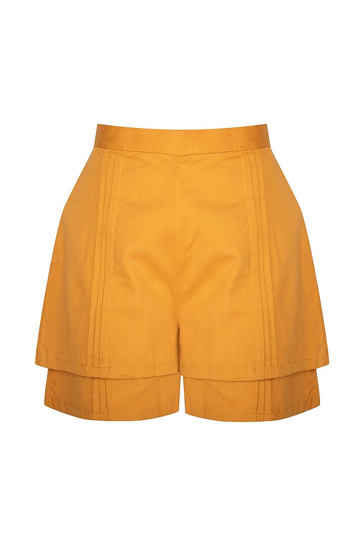 Ochre Tiered Shorts