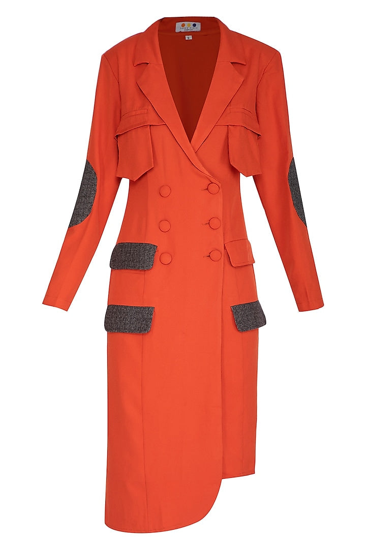 Double Breasted Blazer Dress