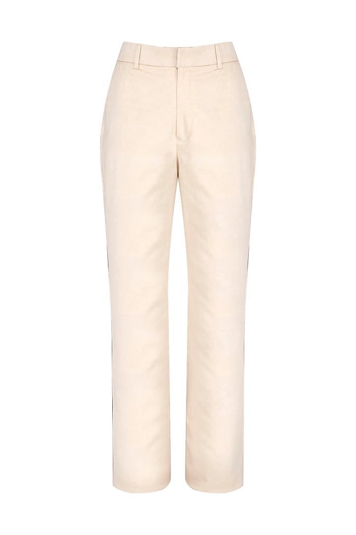 Ecru Trouser Pants