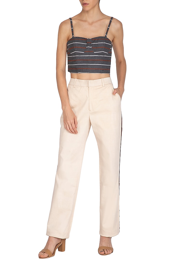 Ecru Trouser Pants