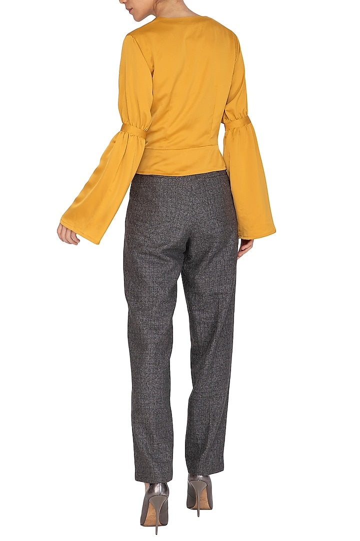 Ochre Twisted Top