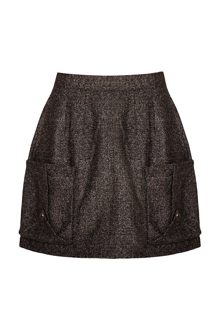 Brown Woolen Skirt