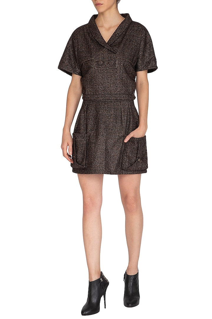 Brown Woolen Skirt