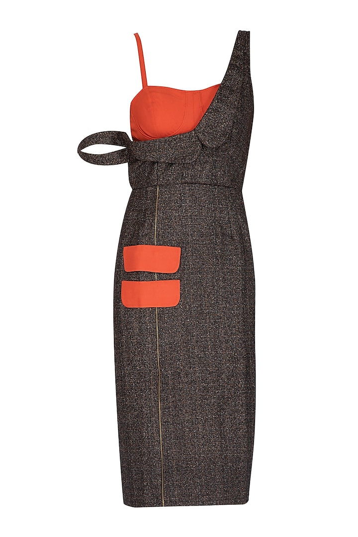 Brown Woolen Dress