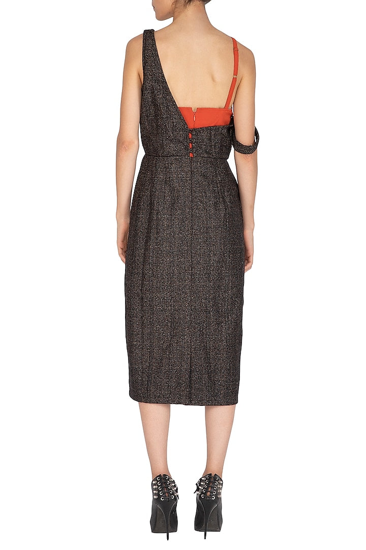 Brown Woolen Dress