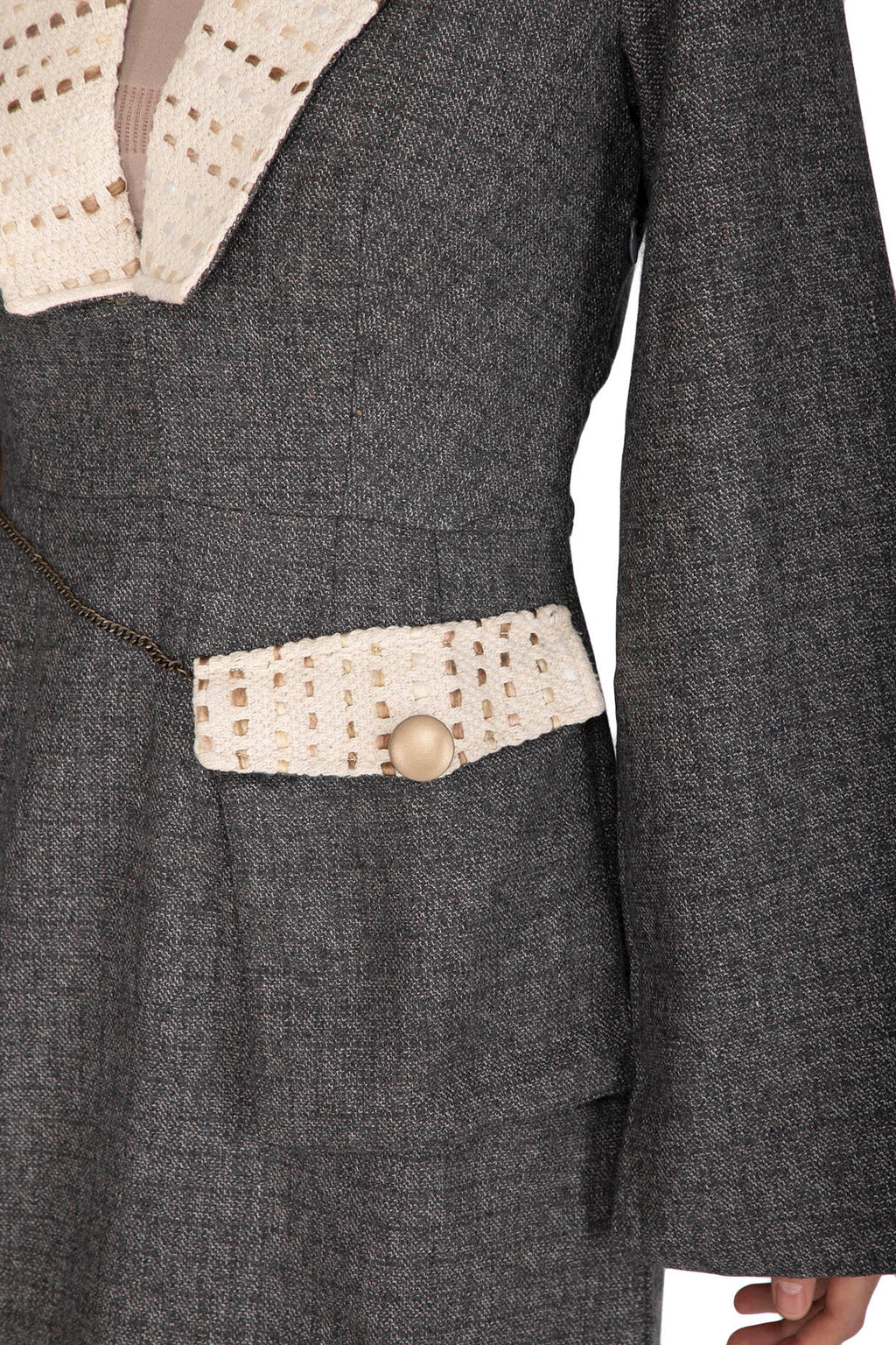 Slate Grey Woolen Dress