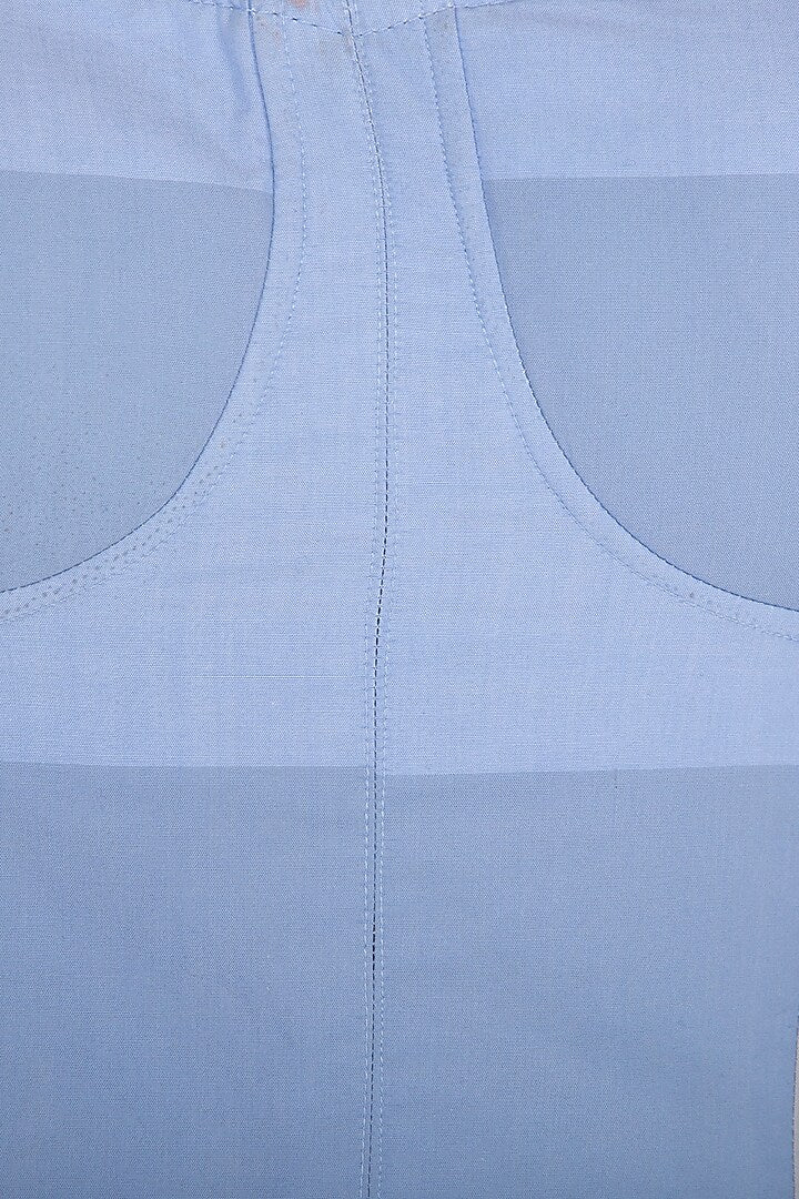 Lavender Blue & Grey Corset Top