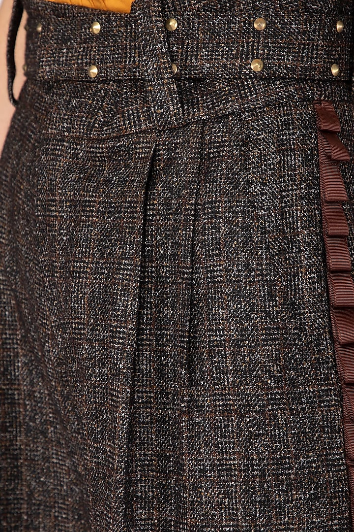 Brown Flared Pants