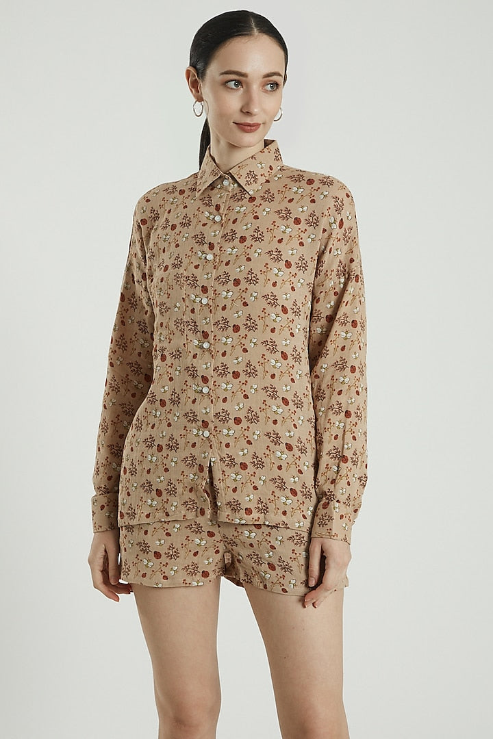Linen Printed Shirt 