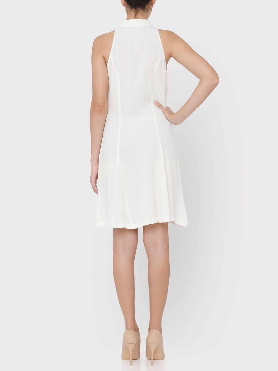 Halter Shirt Dress