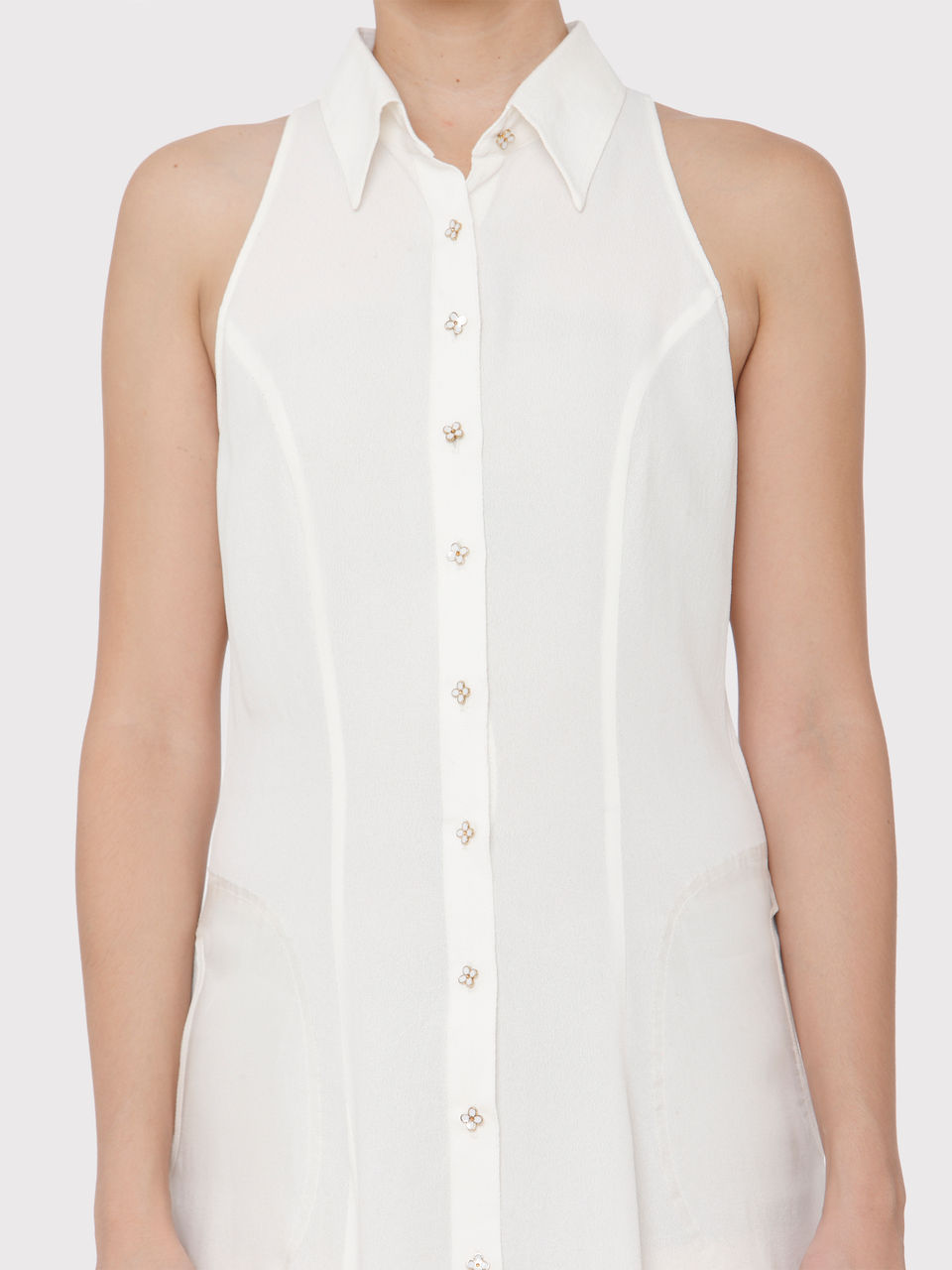 Halter Shirt Dress