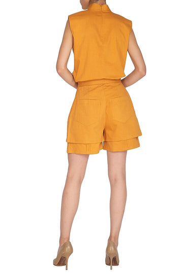 Ochre Two Tiered Shorts