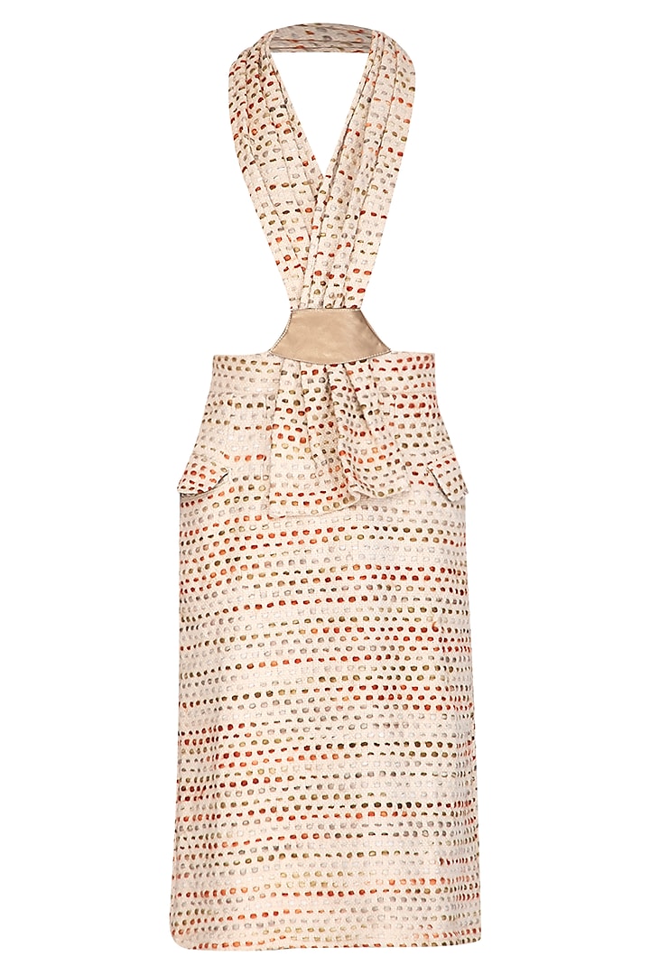 Cream Handloom Cotton Dress