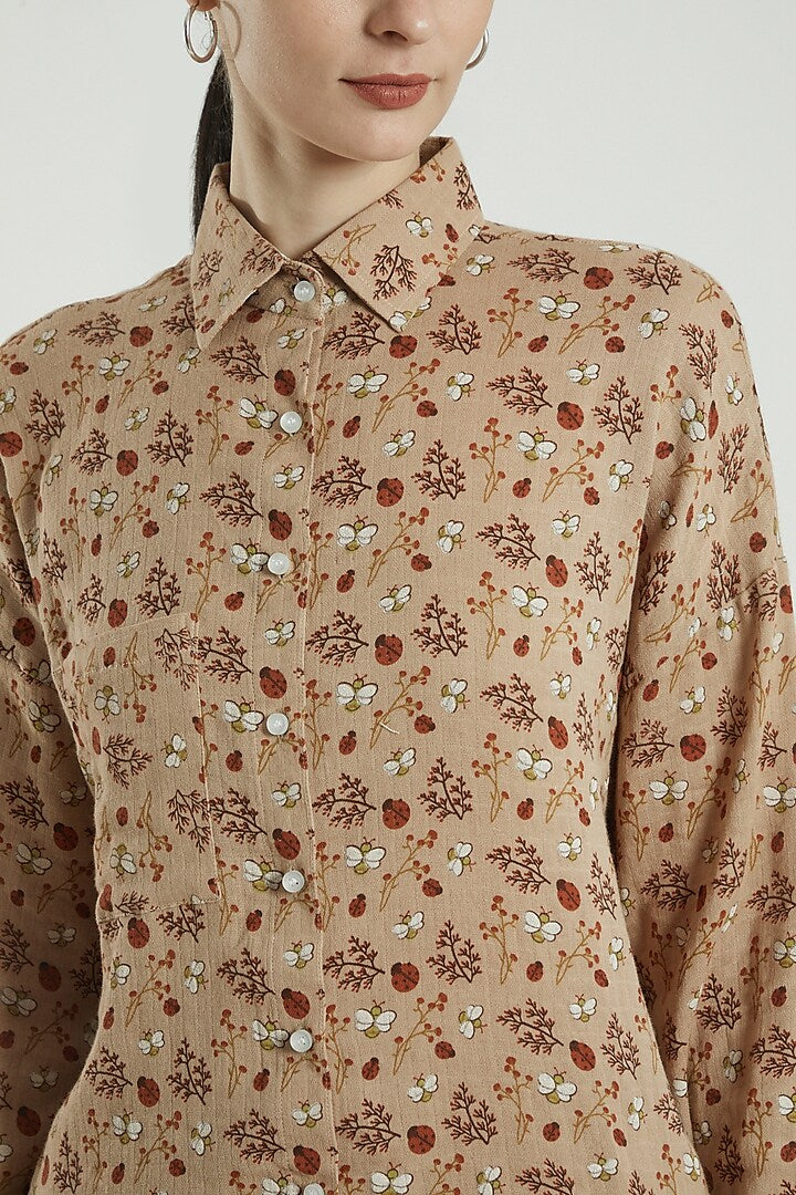 Linen Printed Shirt 